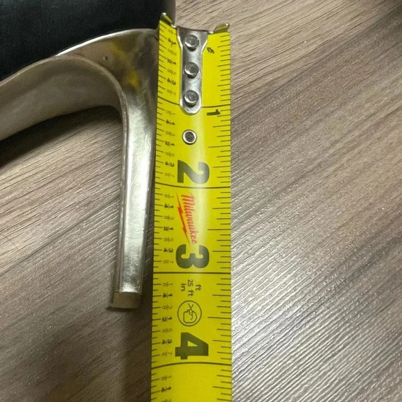 Nine West 3 Tone heels Nude Black Gold 8 - Picture 8 of 9